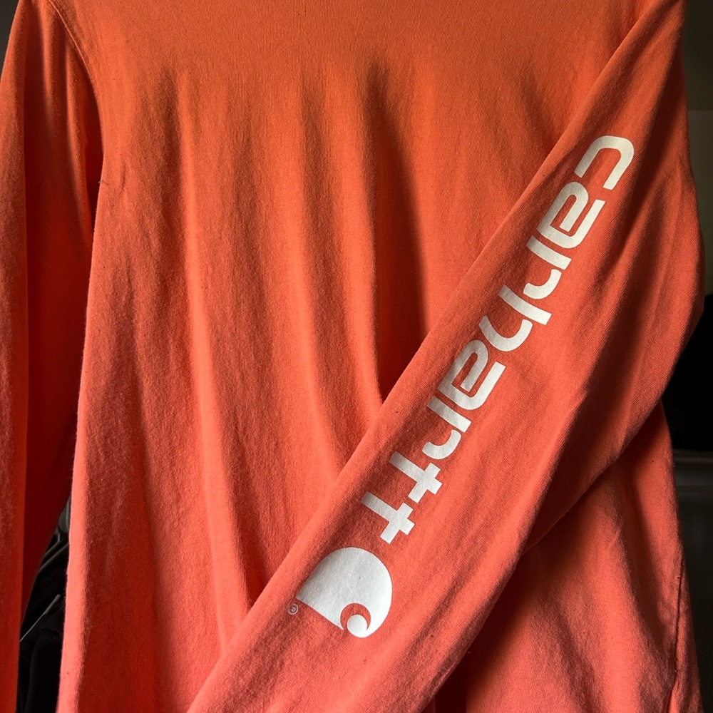 Carhartt Orange Long Sleeve Shirt